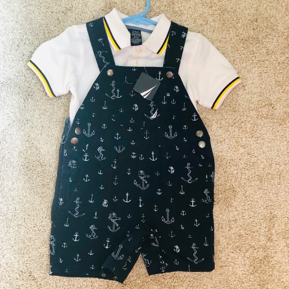 Kids Coveralls Nautica Baby Boys Linen Look Vest Set Macy's